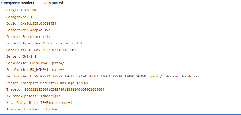response http response